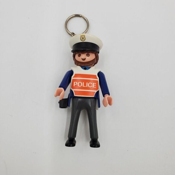 Playmobil Other - Vintage Playmobil Figure Keychain Police Collectible
